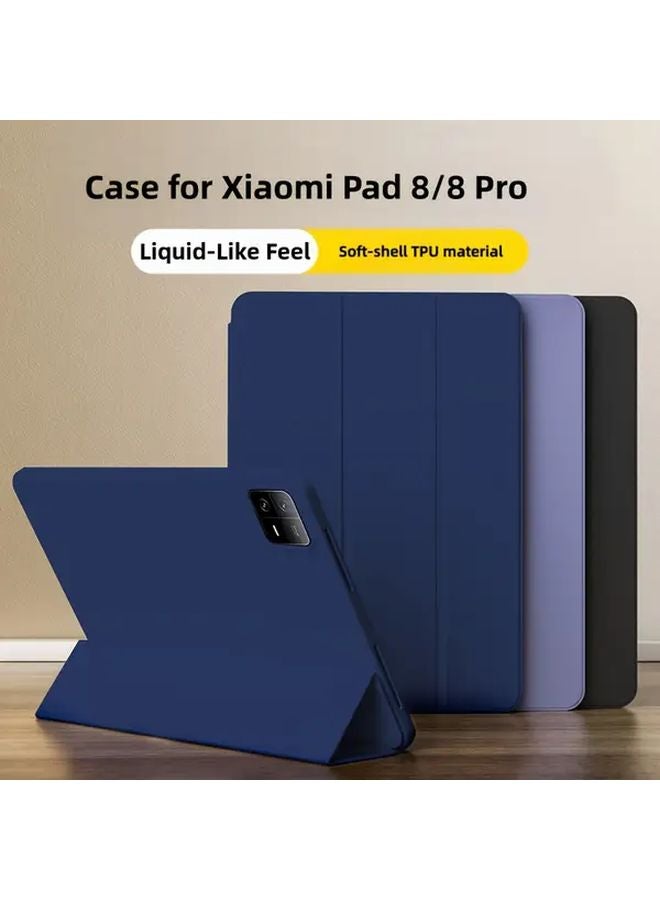 Xiaomi Pad 8 8 Pro 11.2 Inch 2025 Case Dark Night Green Magnetic Stand Auto Sleep Wake - Image 1